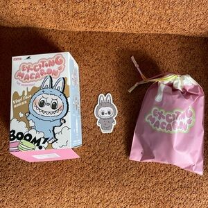 AUTHENTIC Labubu Macaron Sesame Bean